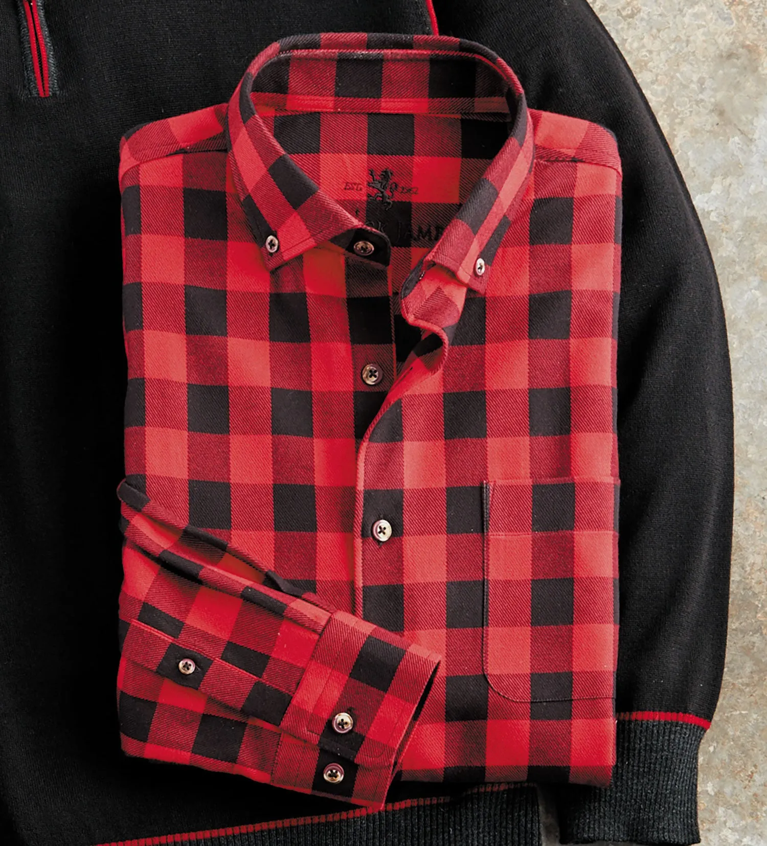 Patrick James Buffalo Check Shirt