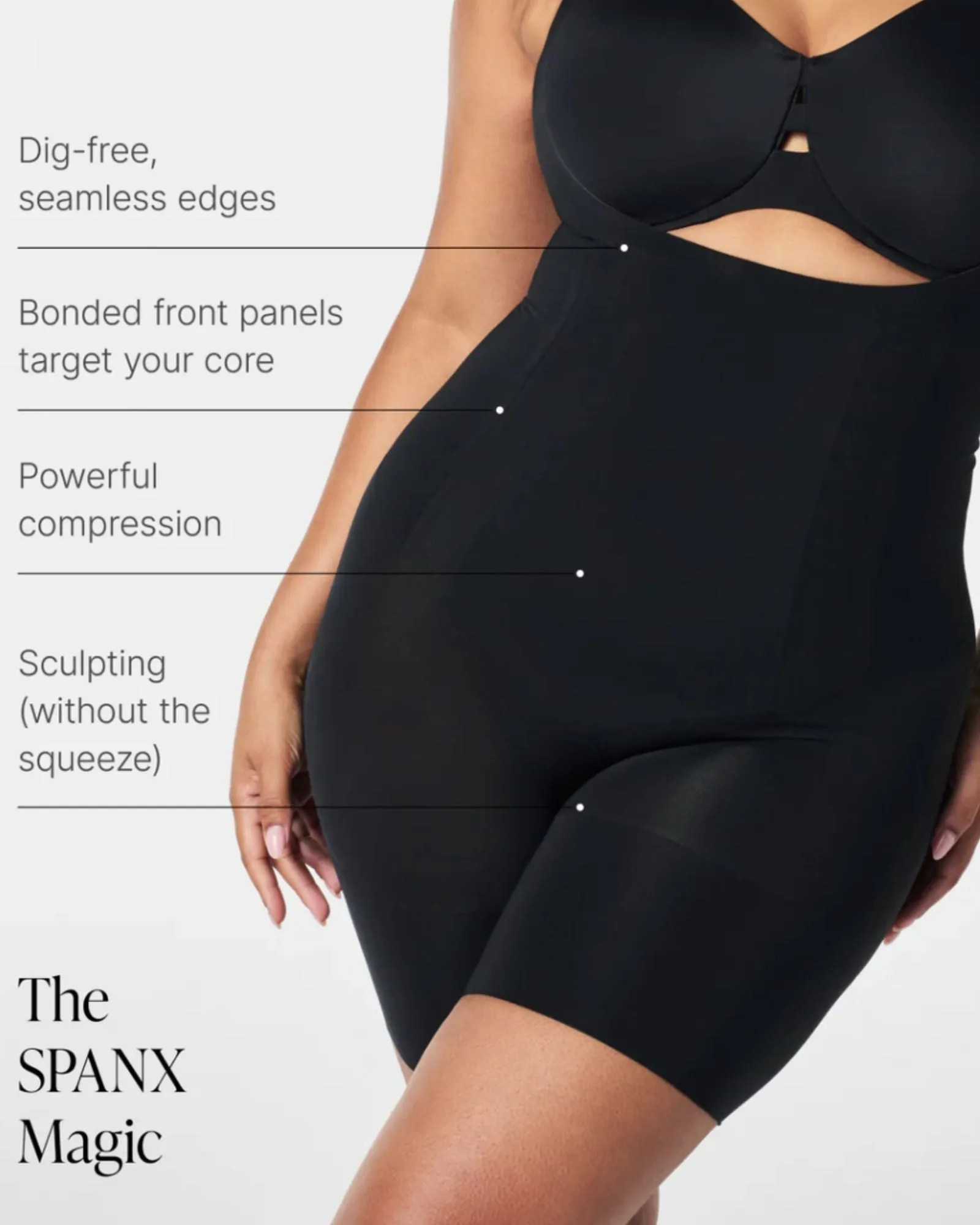 SPANXsculpt™  Open Bust Mid-thigh Suit