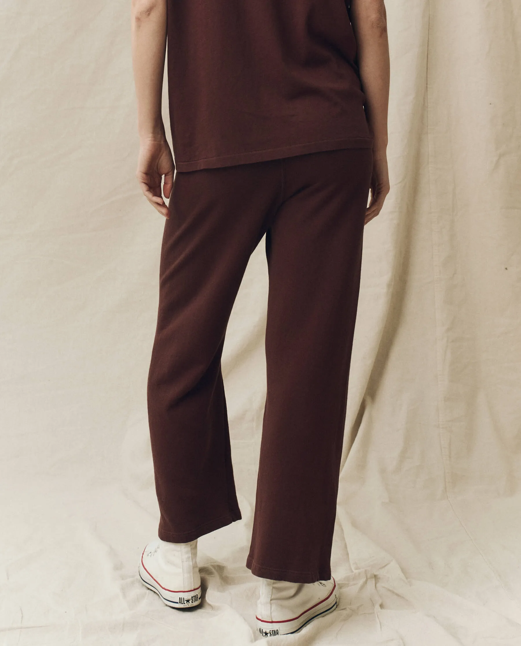 The Lap Sweatpant. Solid -- Toasted Walnut