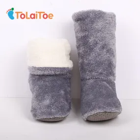 ToLaiToe Free Shipping Home Soft Plush Home Shoes Slippers Coral Fleece Indoor Floor Sock Indoor Slipper Winter Foot Warmer Bes