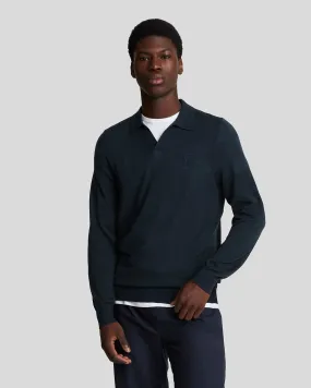 Tonal Eagle Merino Collared Jumper