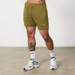 Vanquish Essential Olive Green Regular Fit Shorts