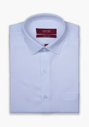 White Textured Dress Shirts