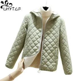 Women Jacket Black 2023 New Winter Female Korean Fleece Cotton Outcoat Padded Jacket Women Coat Thicken Hooded Parka Ladies 2778