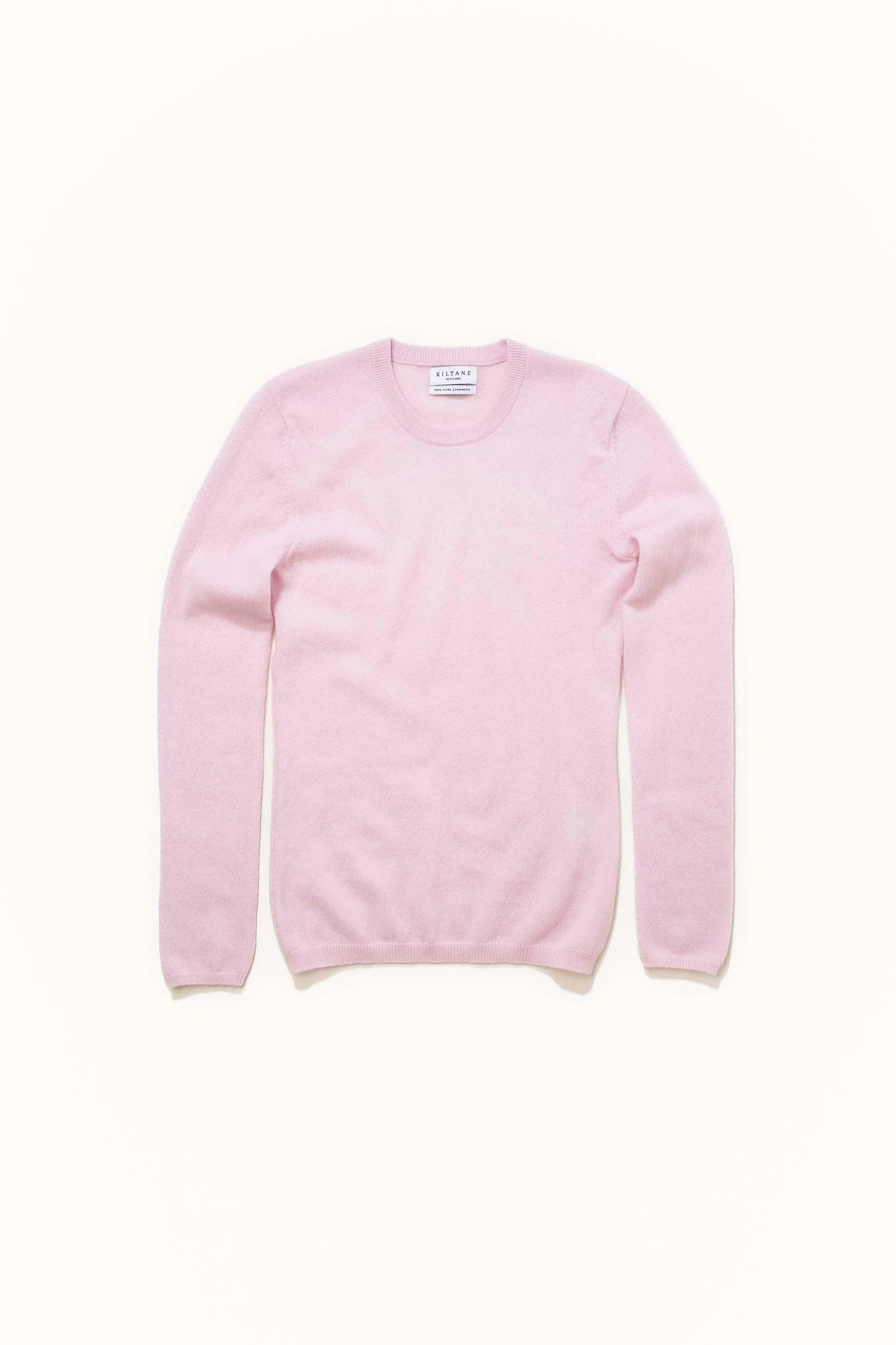 Women's Cashmere Crew Neck Jumper - Pale Lilac